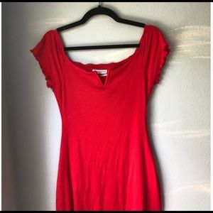 Size L Urban Outfitters red dress